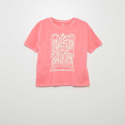 Printed T-shirt PINK