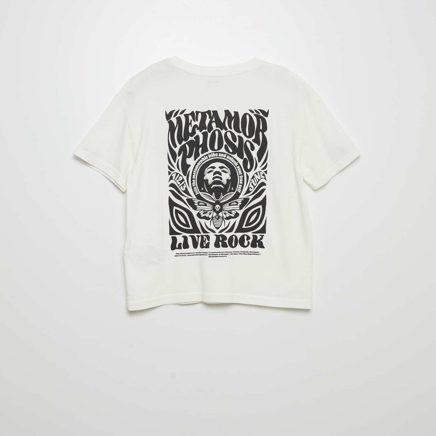 Printed T-shirt WHITE