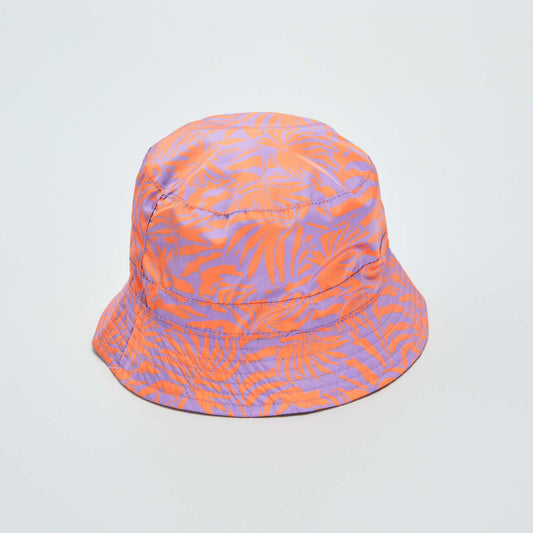 Reversible bucket hat ORANGE