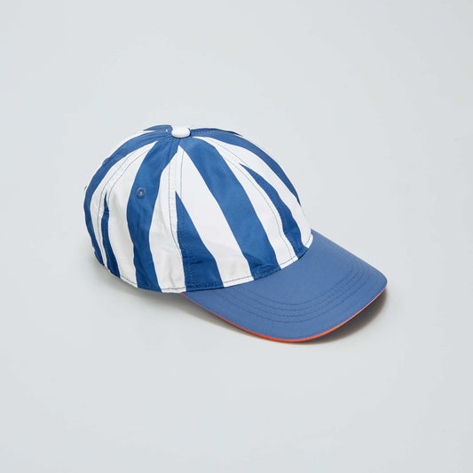 Striped cap WHITE