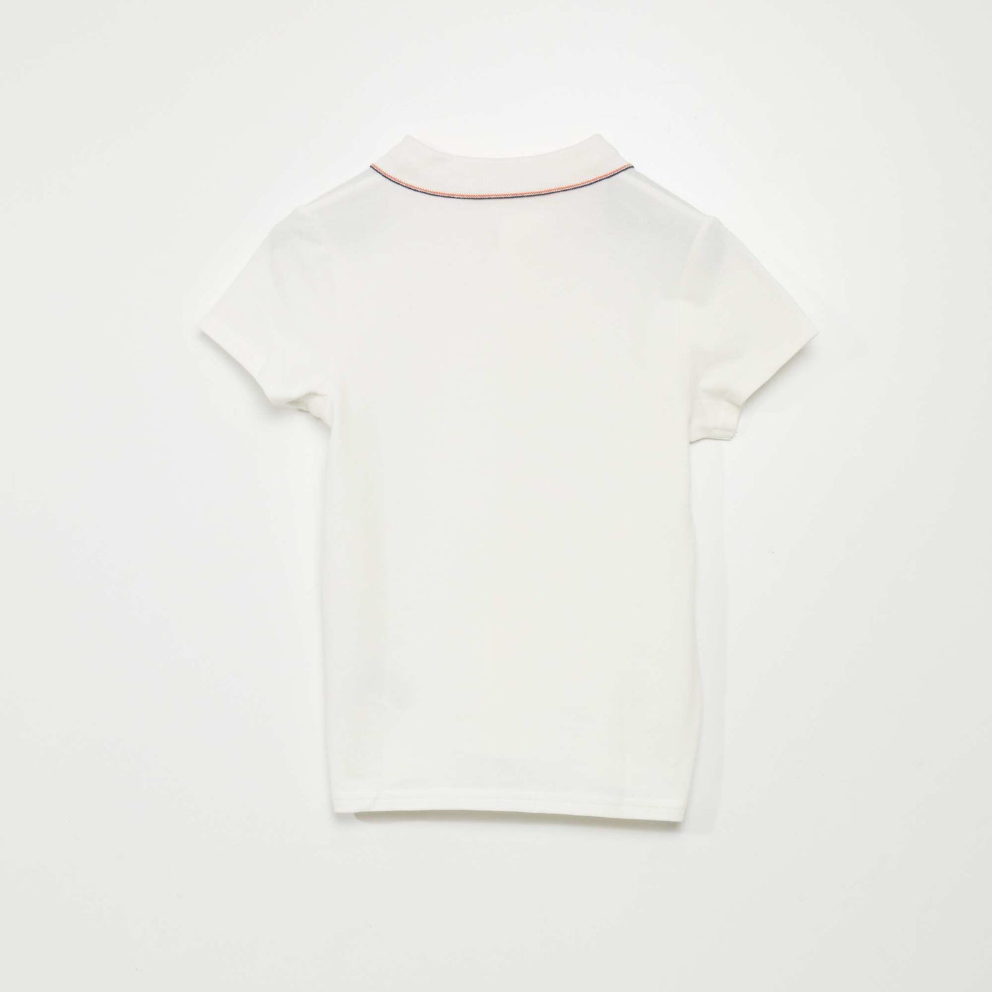 Short-sleeved polo shirt WHITE