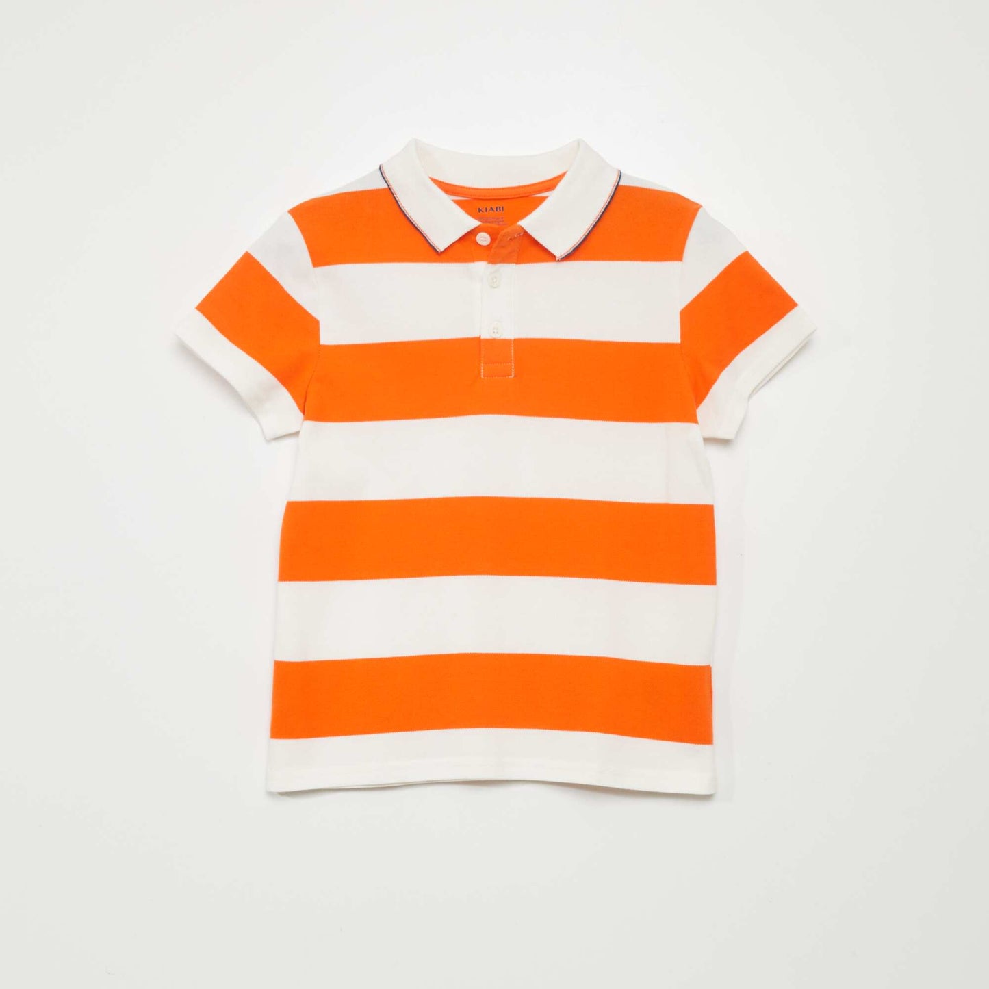 Short-sleeved polo shirt ORANGE