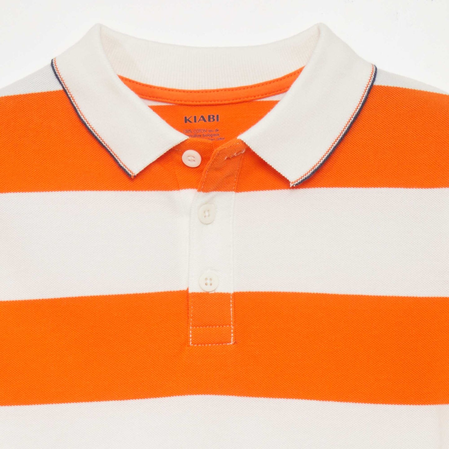 Short-sleeved polo shirt ORANGE