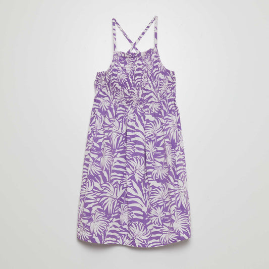 Spaghetti strap dress PURPLE