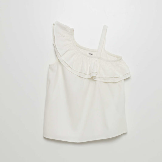 Asymmetric top WHITE