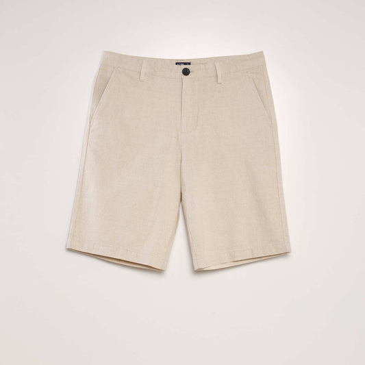 Chino Bermuda shorts BEIGE