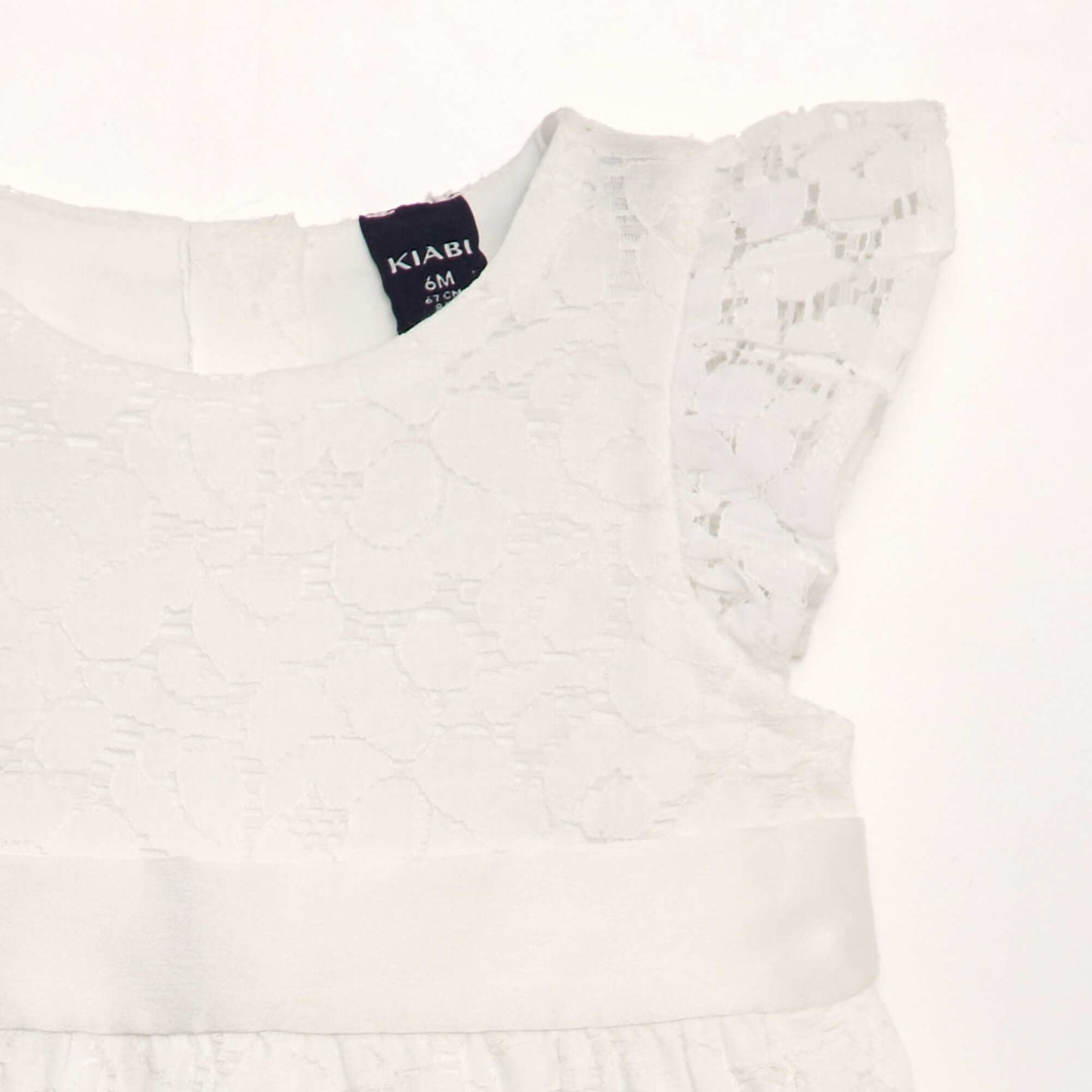 Lace party dress WHITE