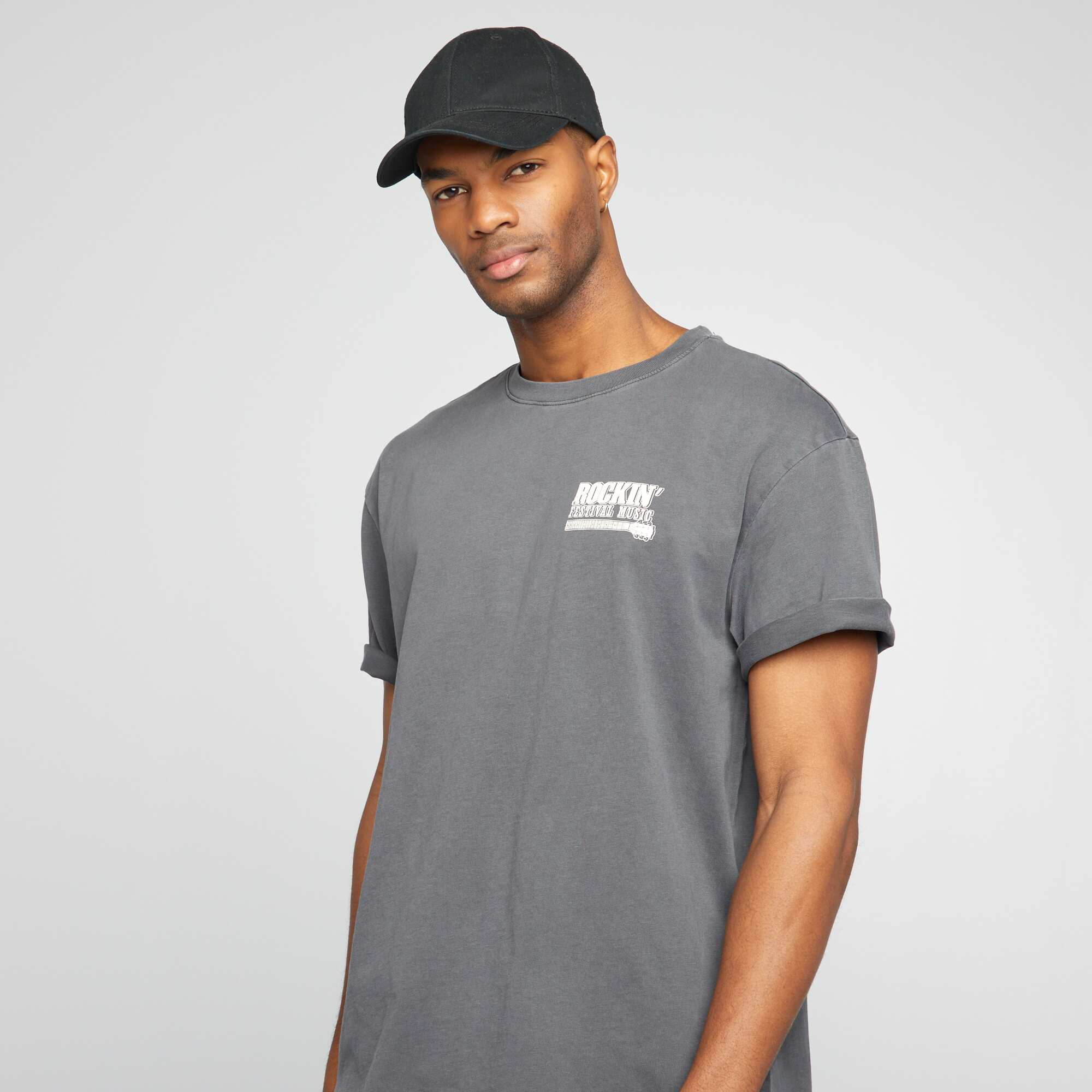 Tシャツ・カットソー QUIRA SS22 Light grey silk blouse (Q111SI Q0082) tシャツ（cussil／メンズ半袖Tシャツ、カットソー）（柄
