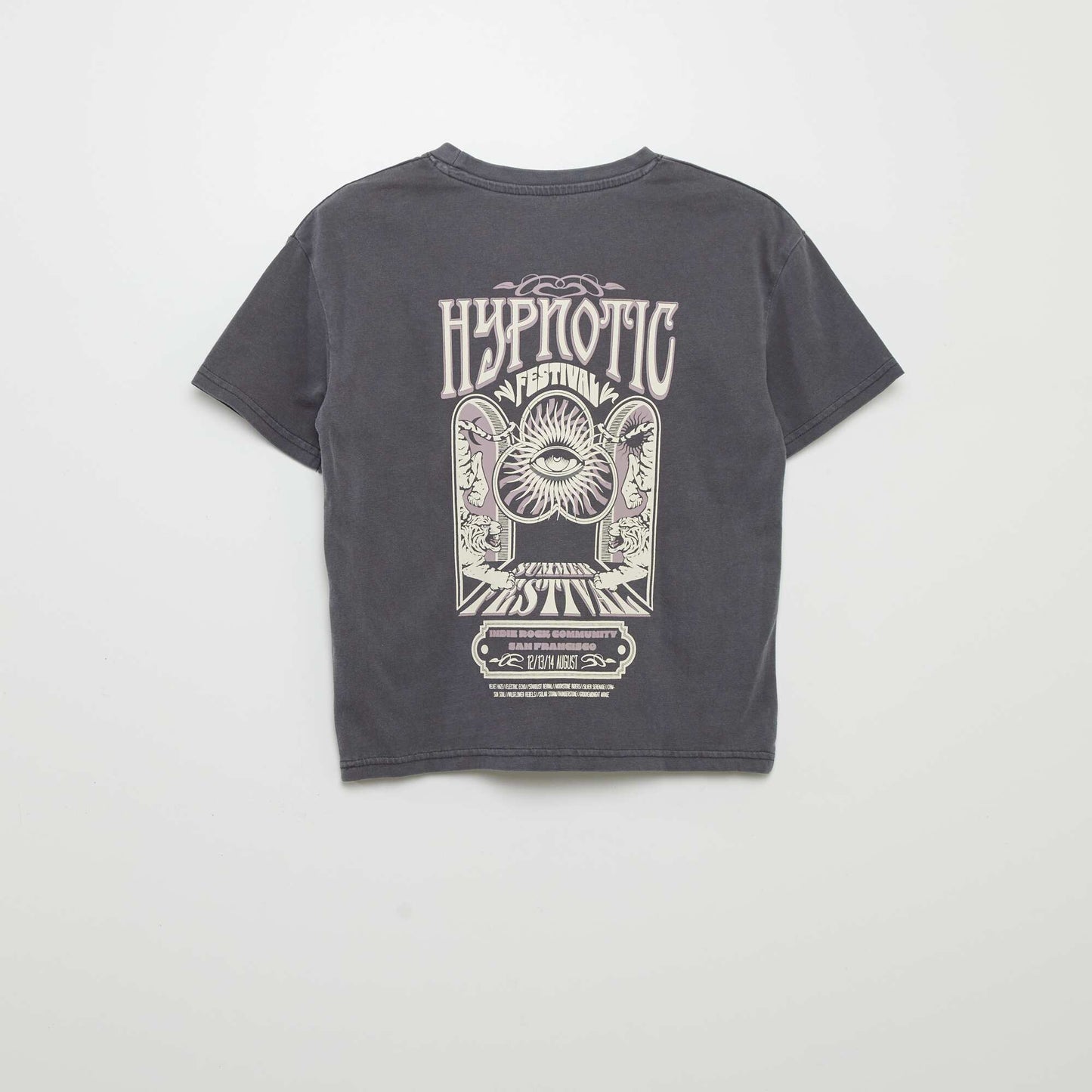 Printed T-shirt GREY