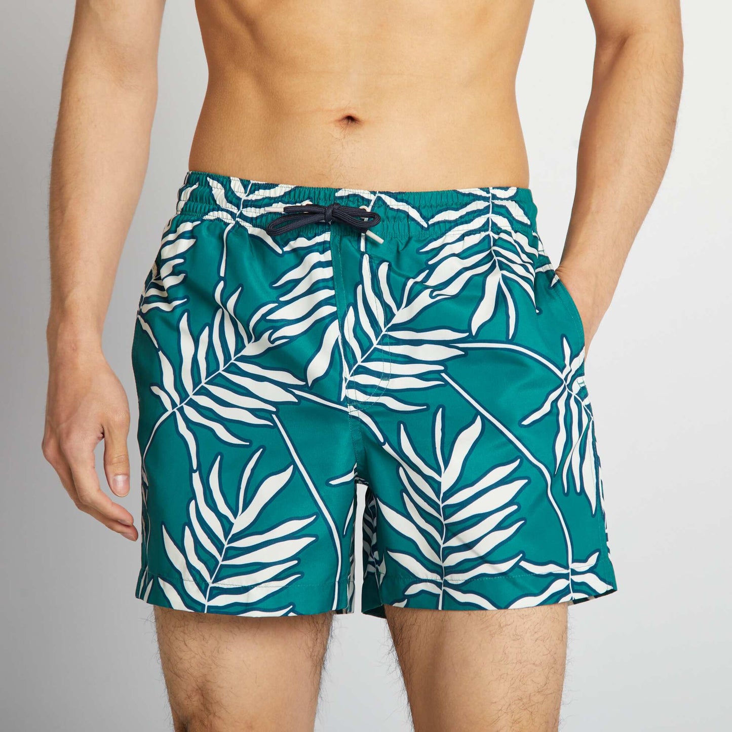 Floral swim shorts GREEN