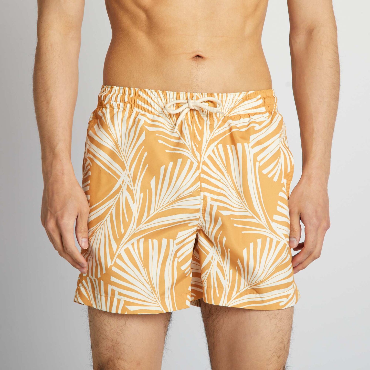 Patterned swim shorts YELLOW