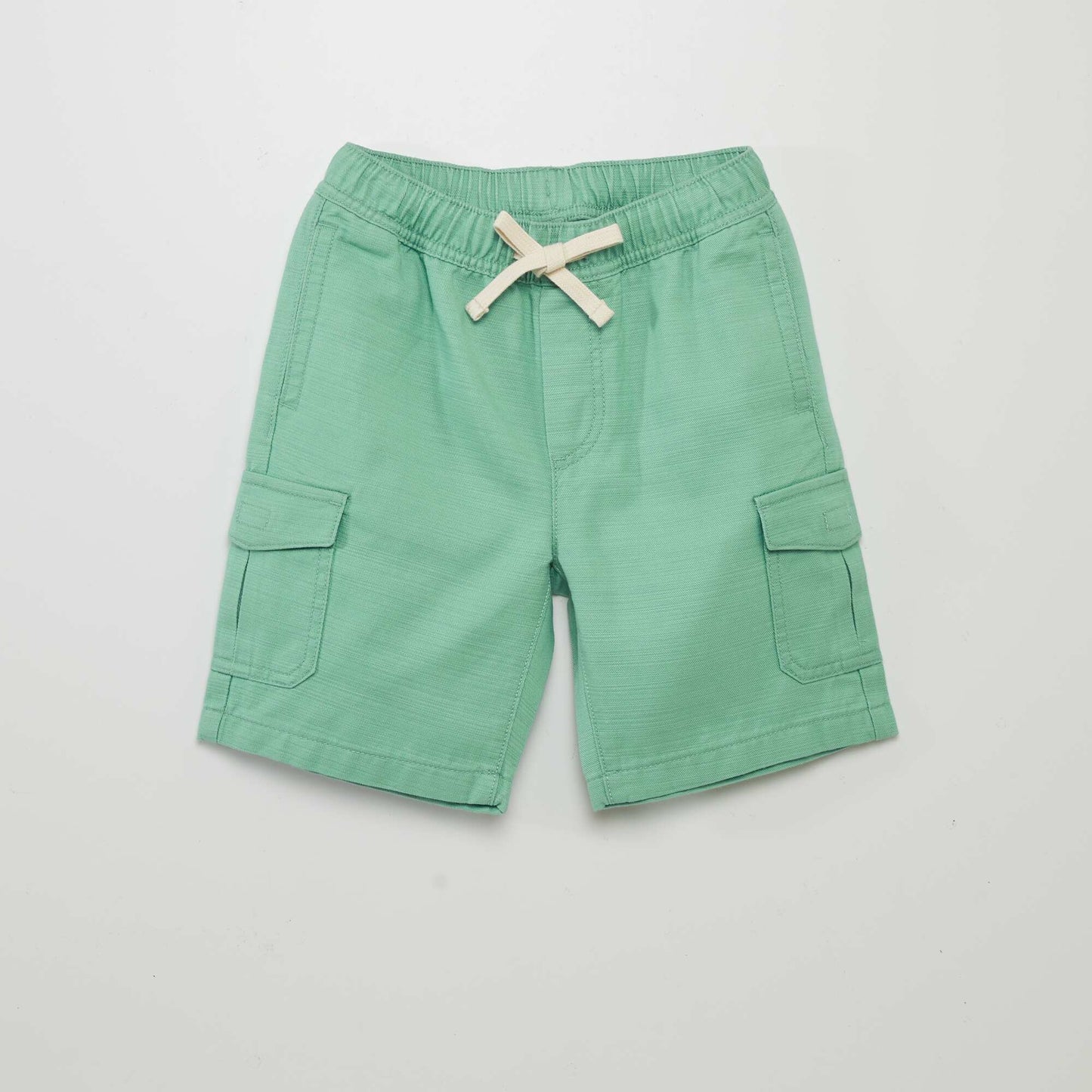 Bermuda shorts with side pockets GREEN