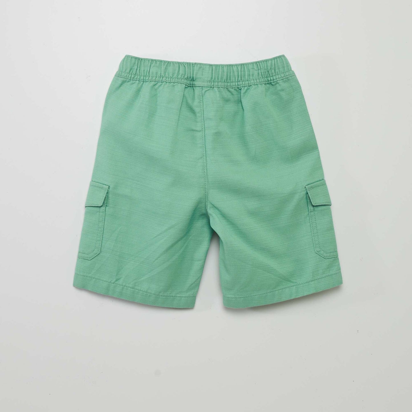 Bermuda shorts with side pockets GREEN