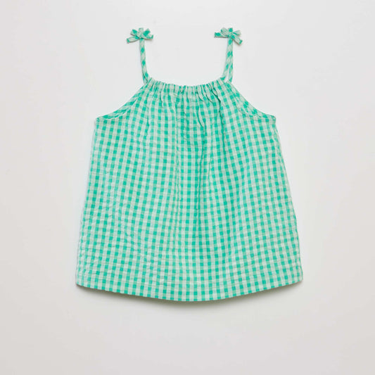 Spaghetti strap top GREEN