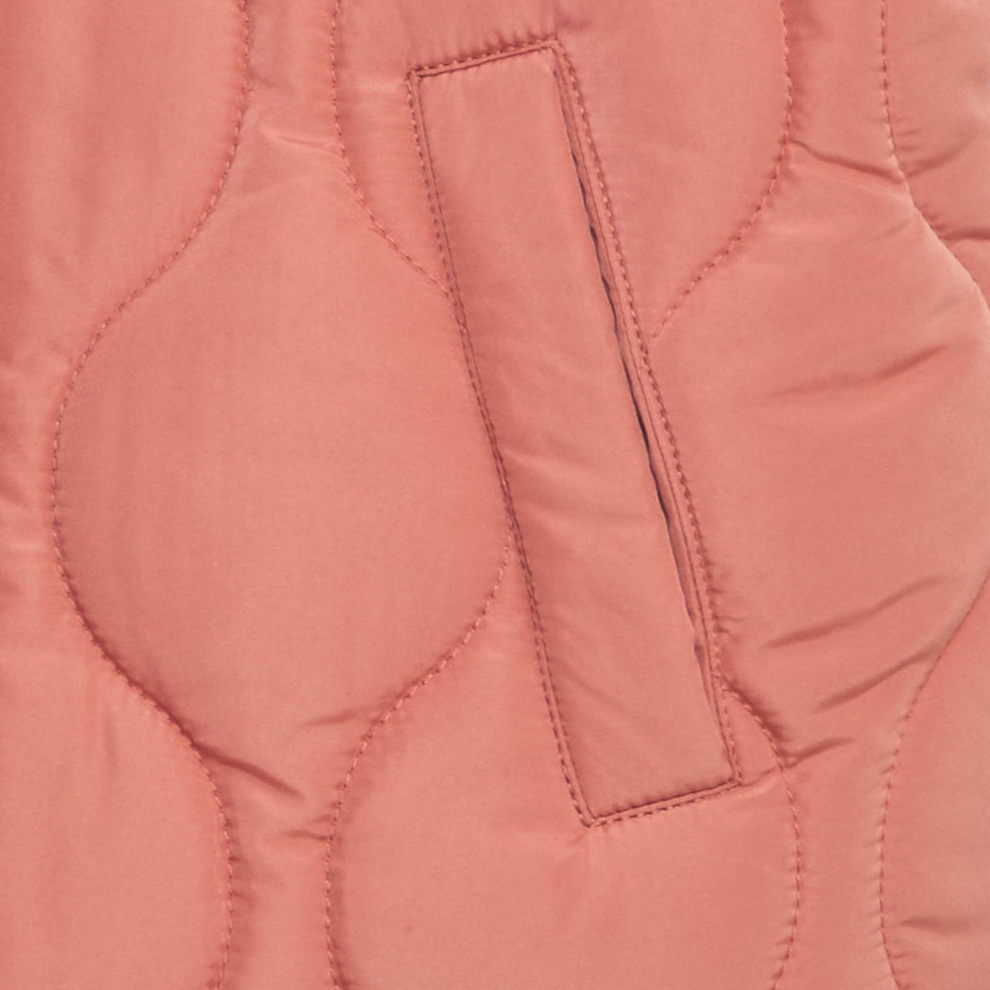 Quilted padded bodywarmer PINK