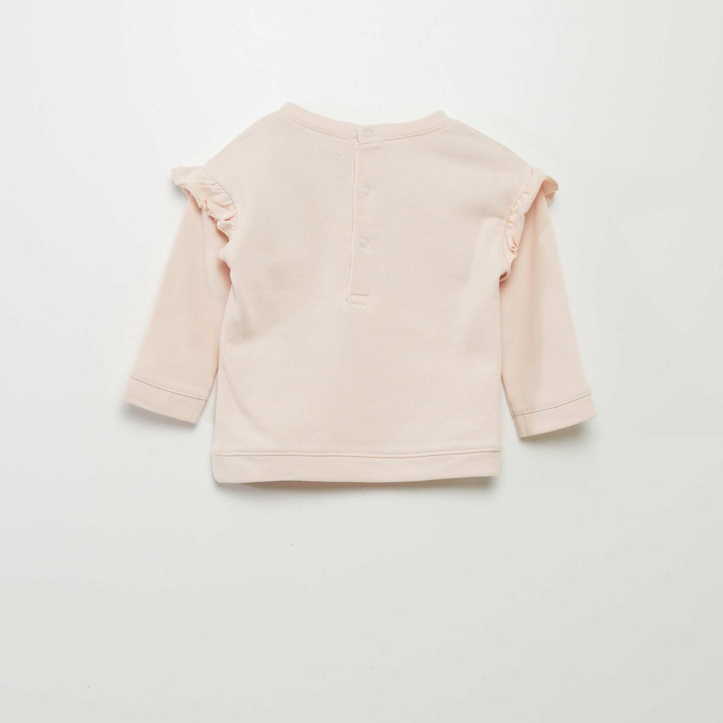 Ruffled sweatshirt PINK