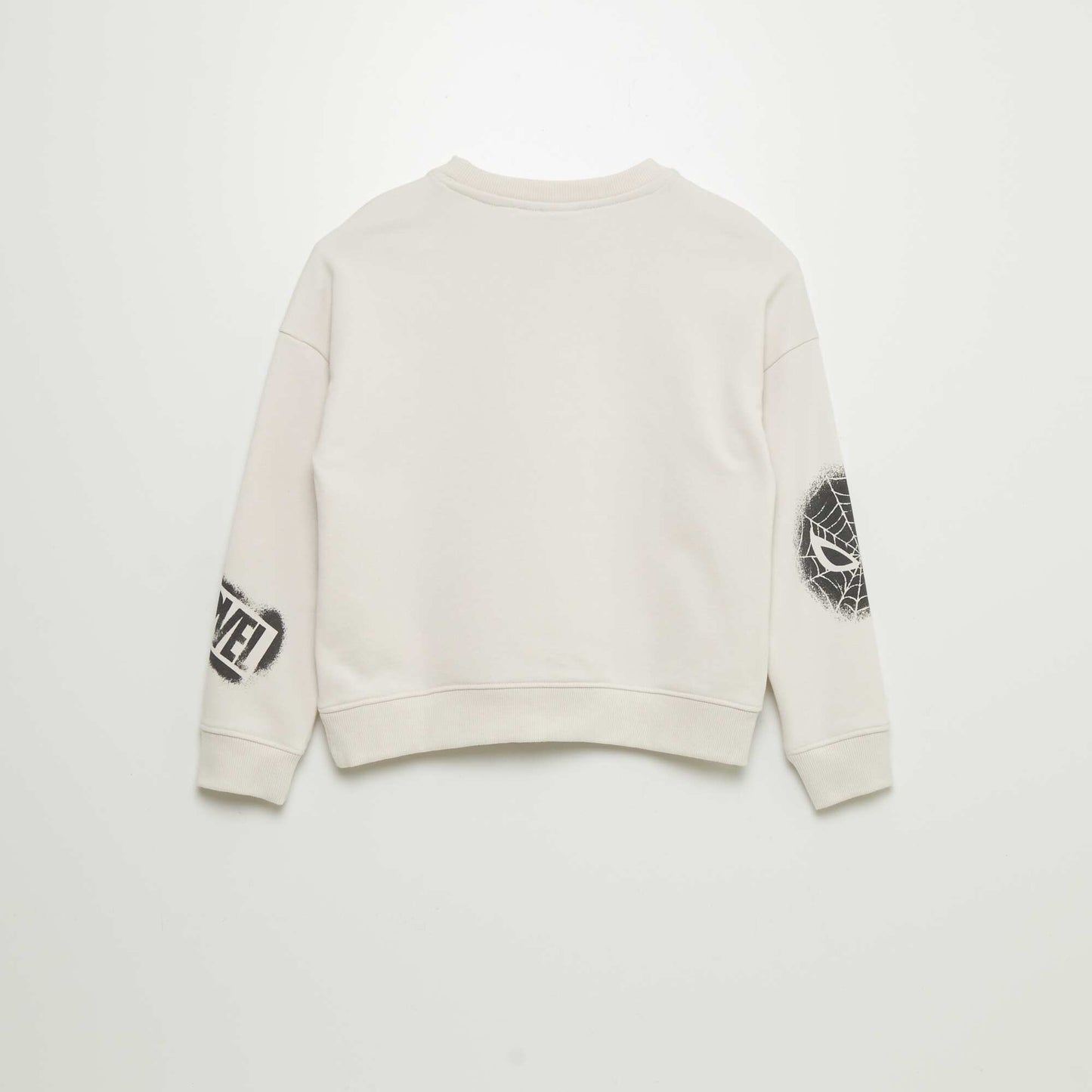 Spider-Man round-neck sweatshirt WHITE