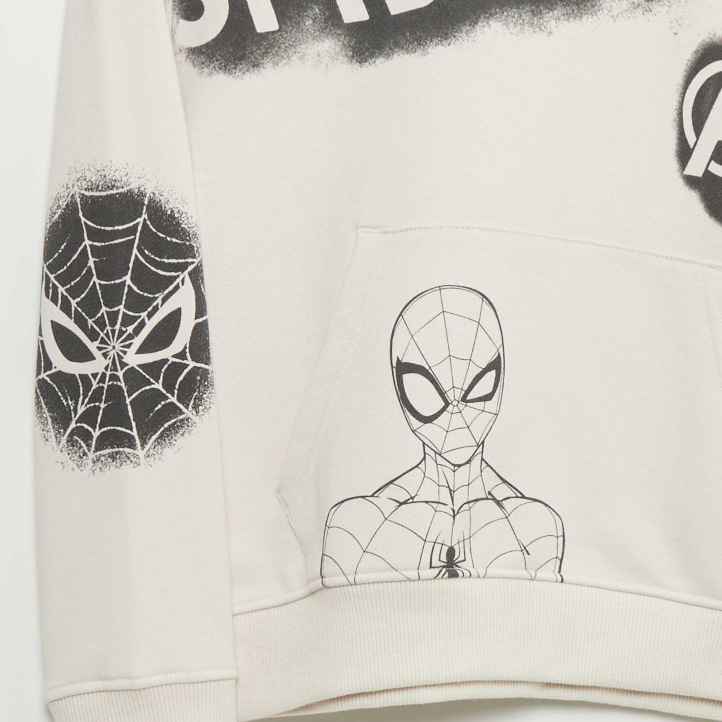 Spider-Man round-neck sweatshirt WHITE