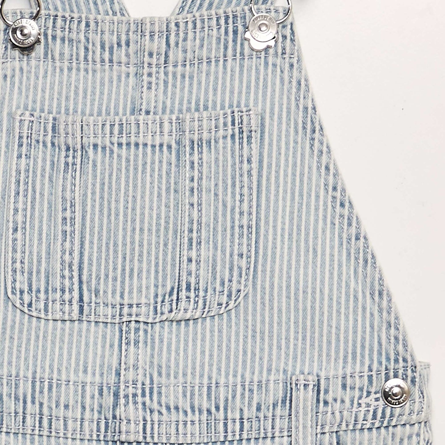 Dungaree shorts BLUE