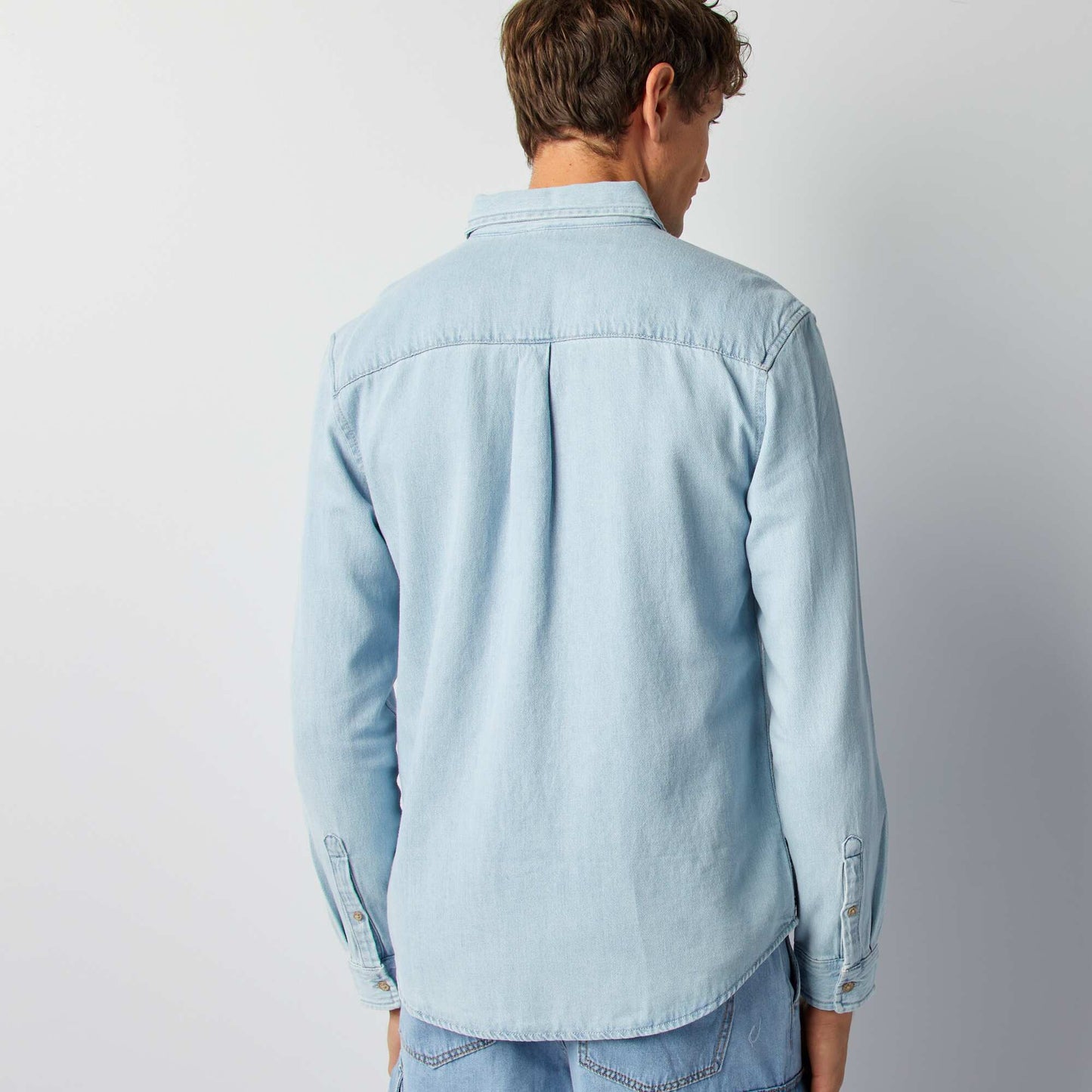 Denim shirt BLUE