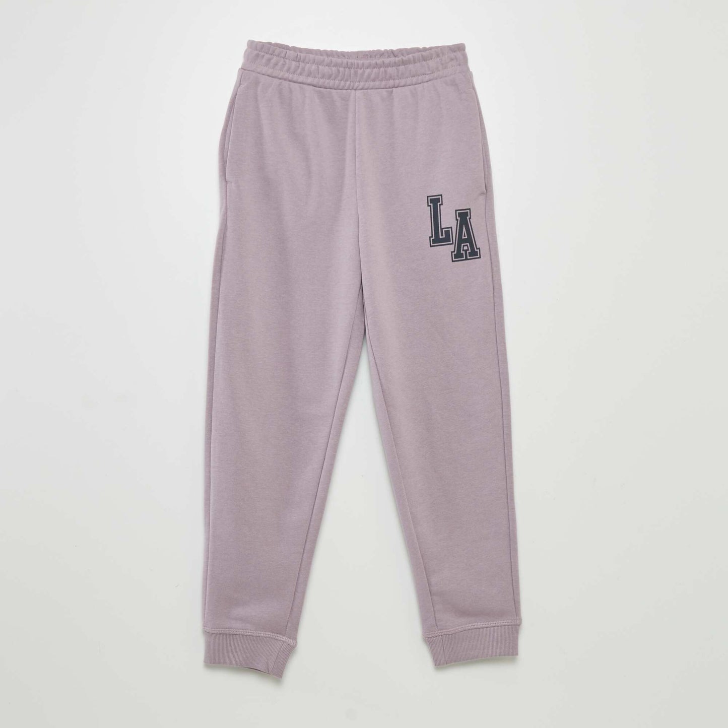 Lightweight sweatshirt fabric joggers PINK