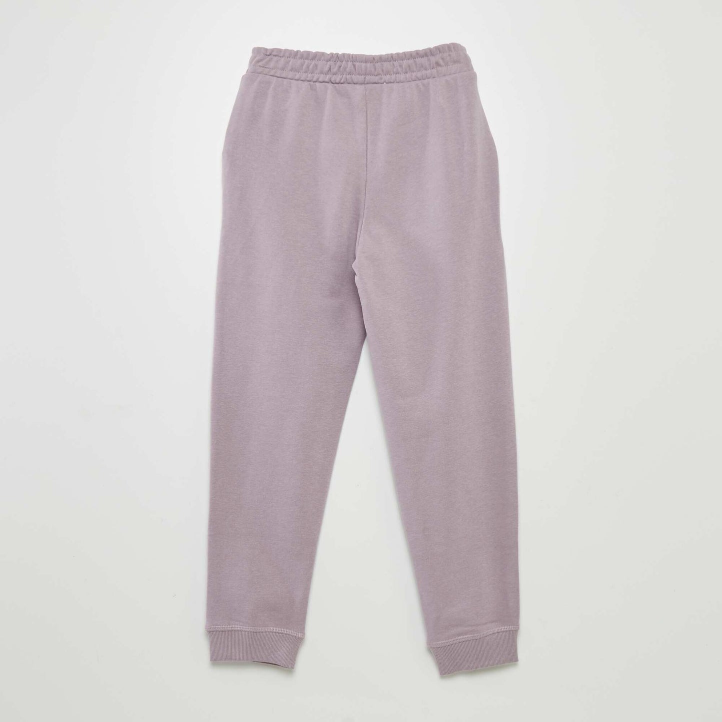 Lightweight sweatshirt fabric joggers PINK