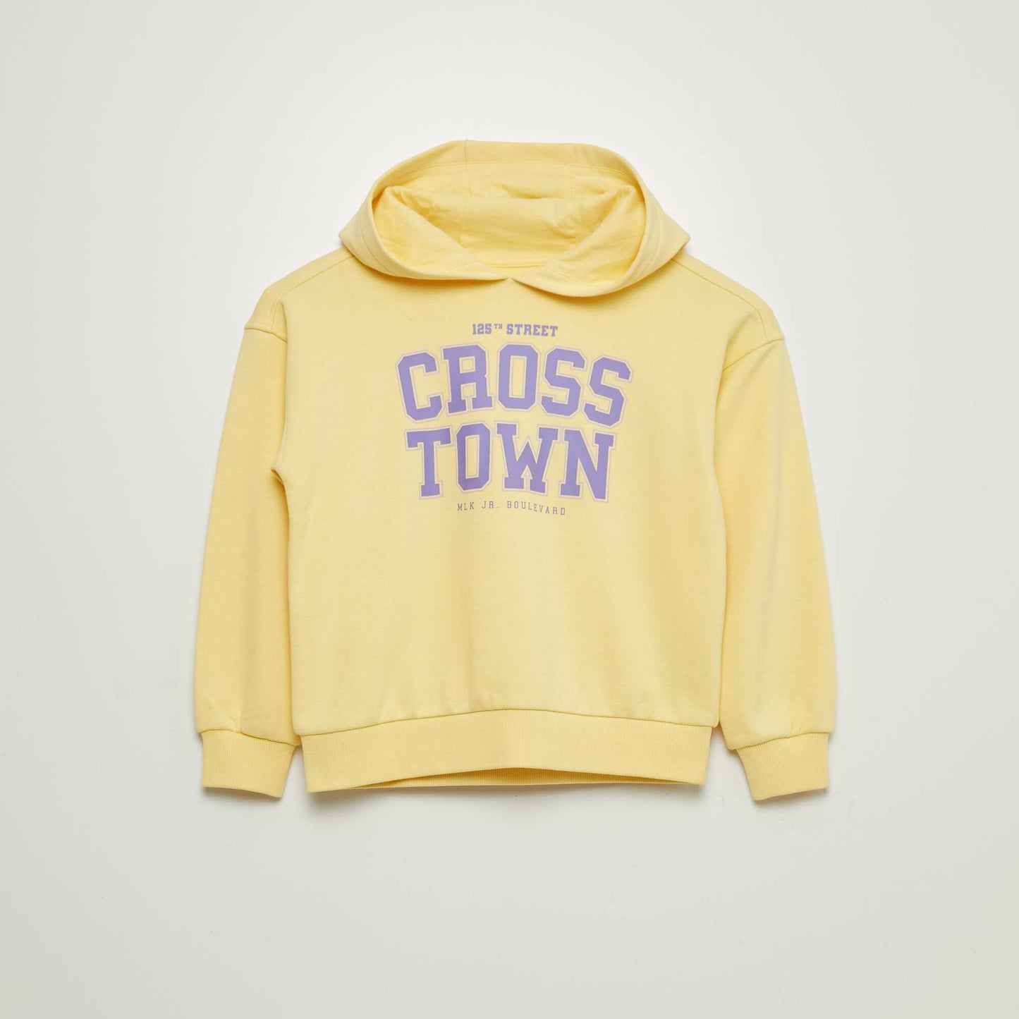 Printed hoodie YELLOW