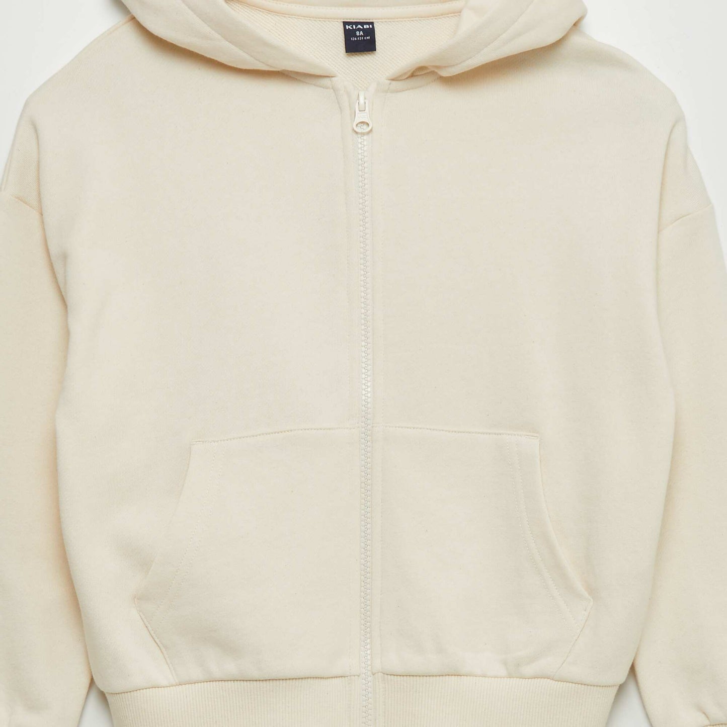 Zip-up hoodie WHITE