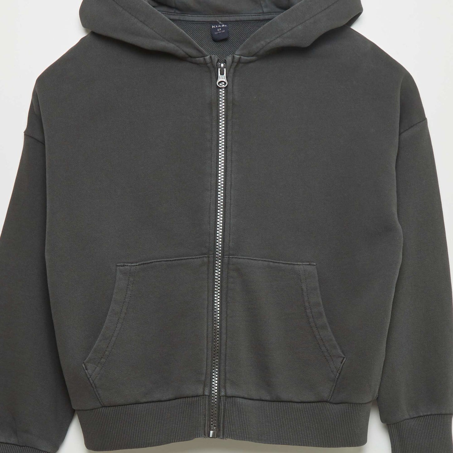 Zip-up hoodie BLACK