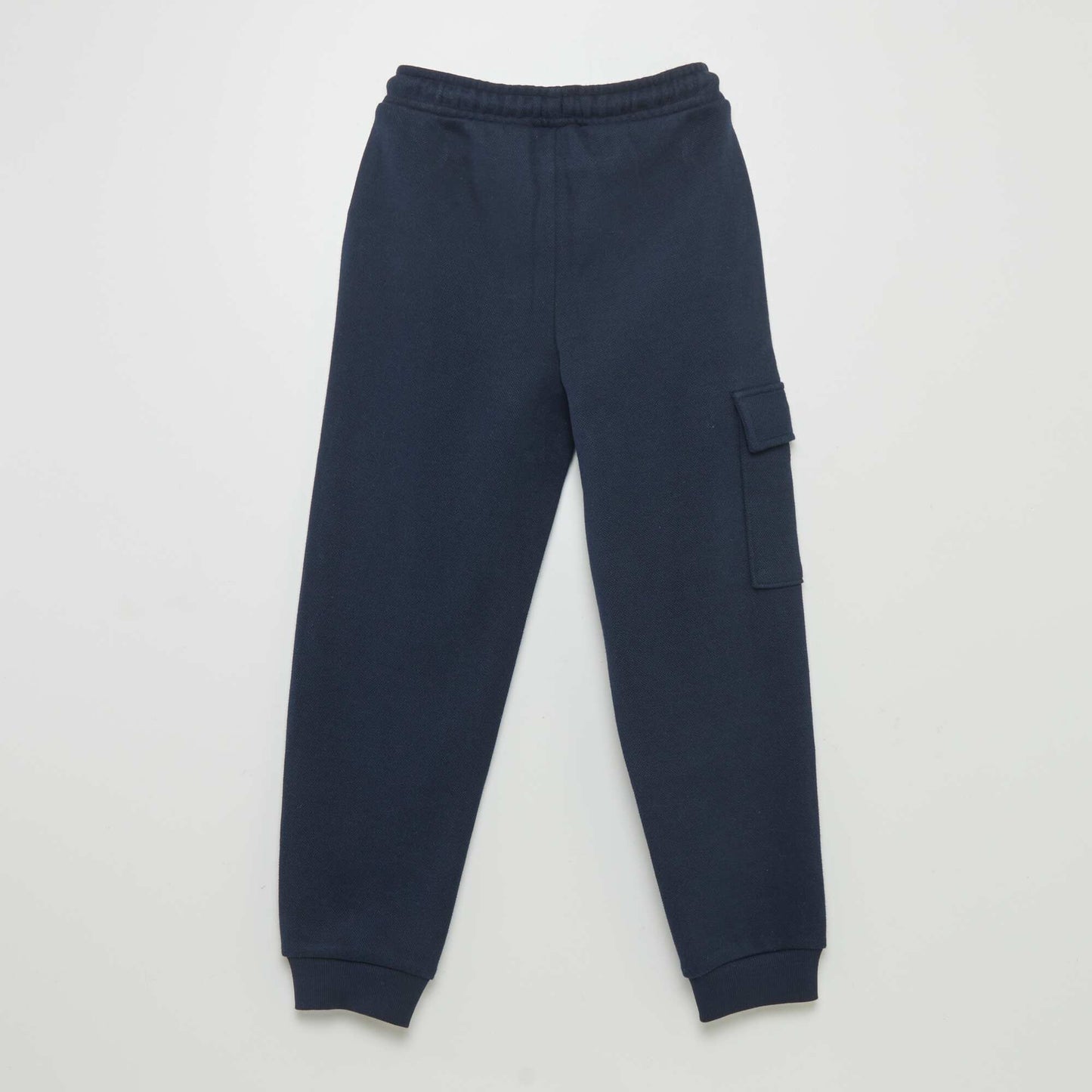 Jogging bottoms with side pockets blue