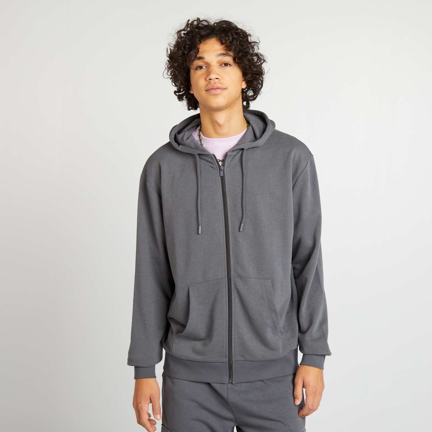 Zip-up hoodie GREY