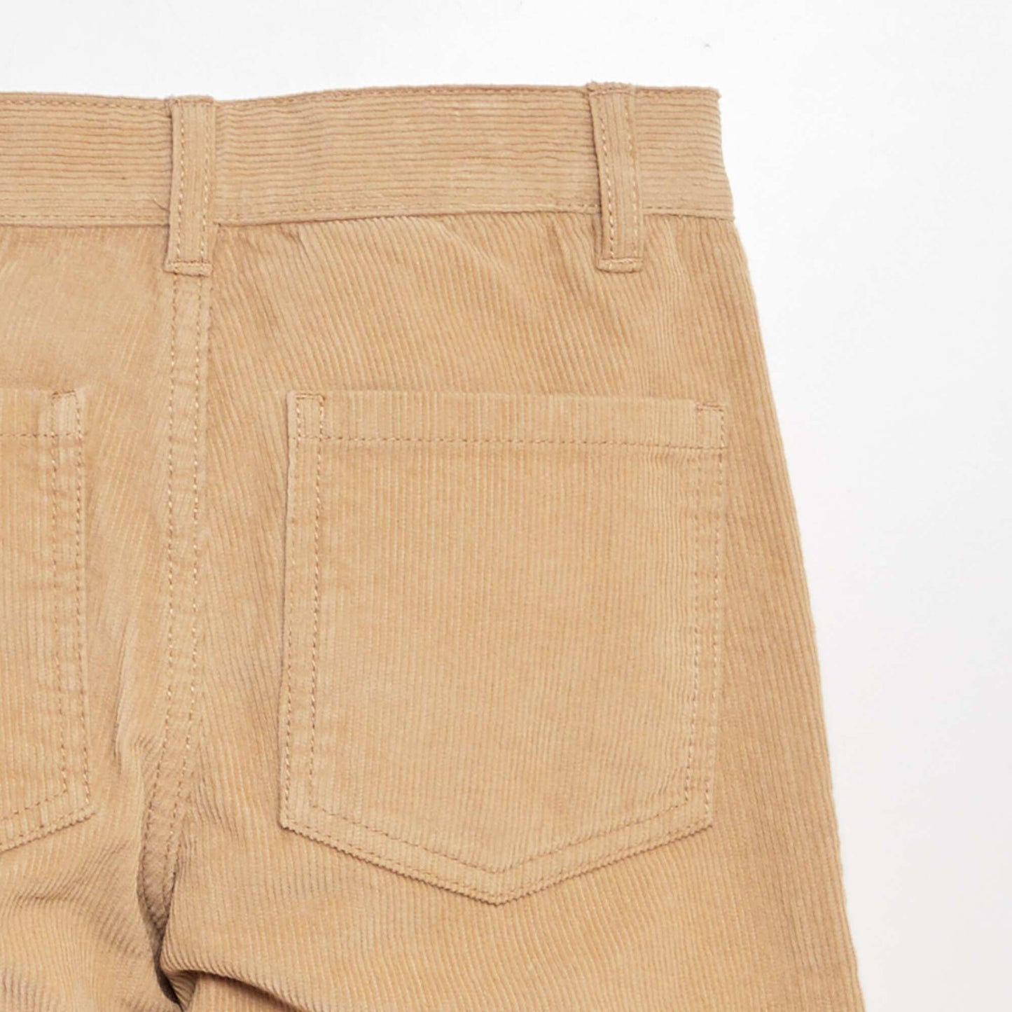 Corduroy trousers BEIGE