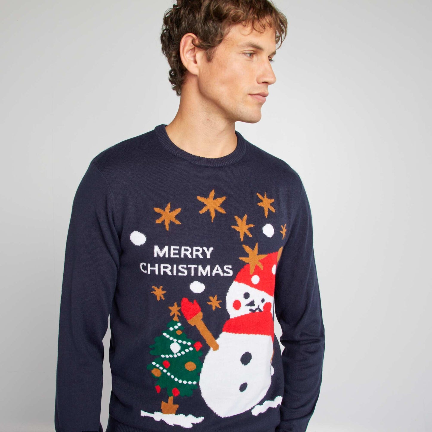 Fun Christmas jumper BLUE