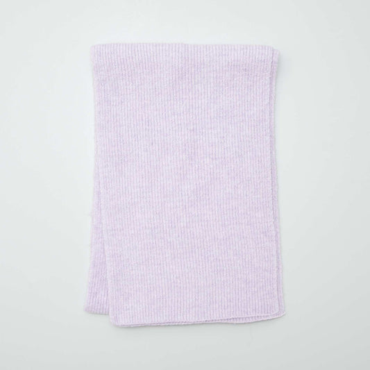 Ribbed scarf PURPLE