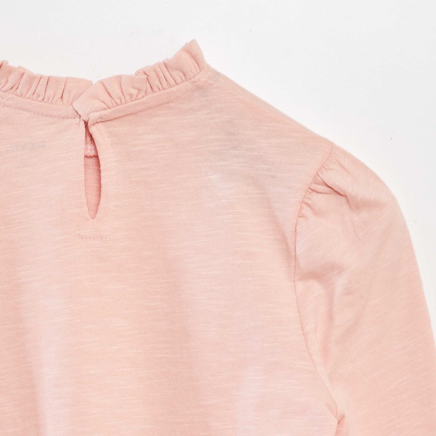 Long-sleeved cotton T-shirt PINK