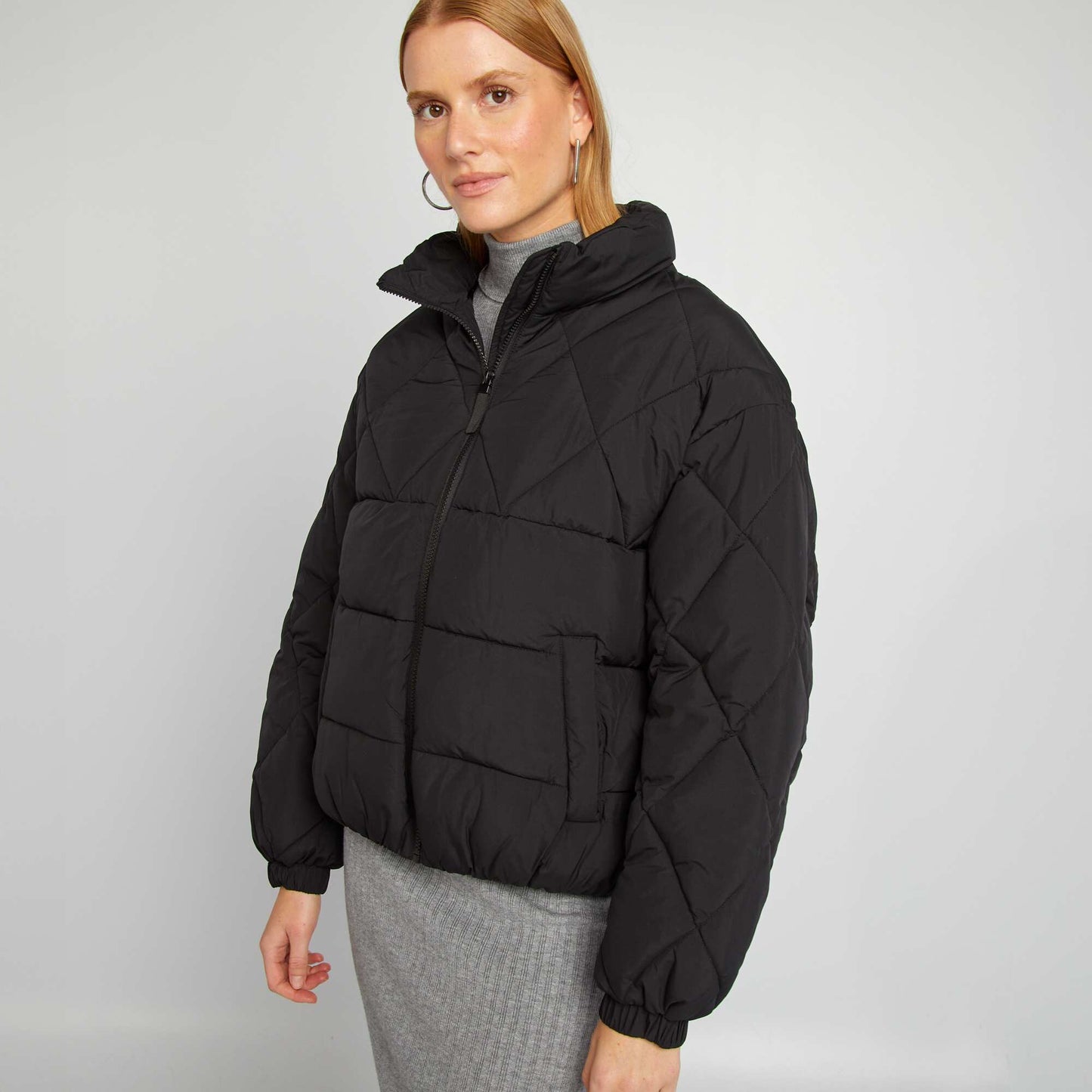 Padded jacket black