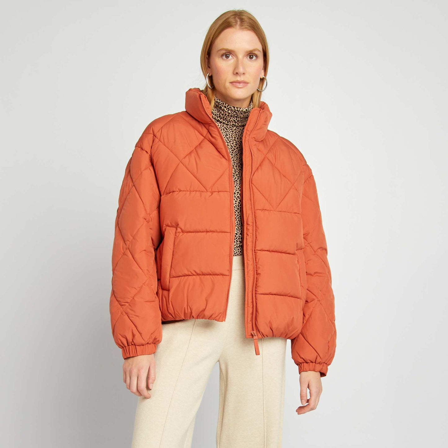 Padded jacket ORANGE