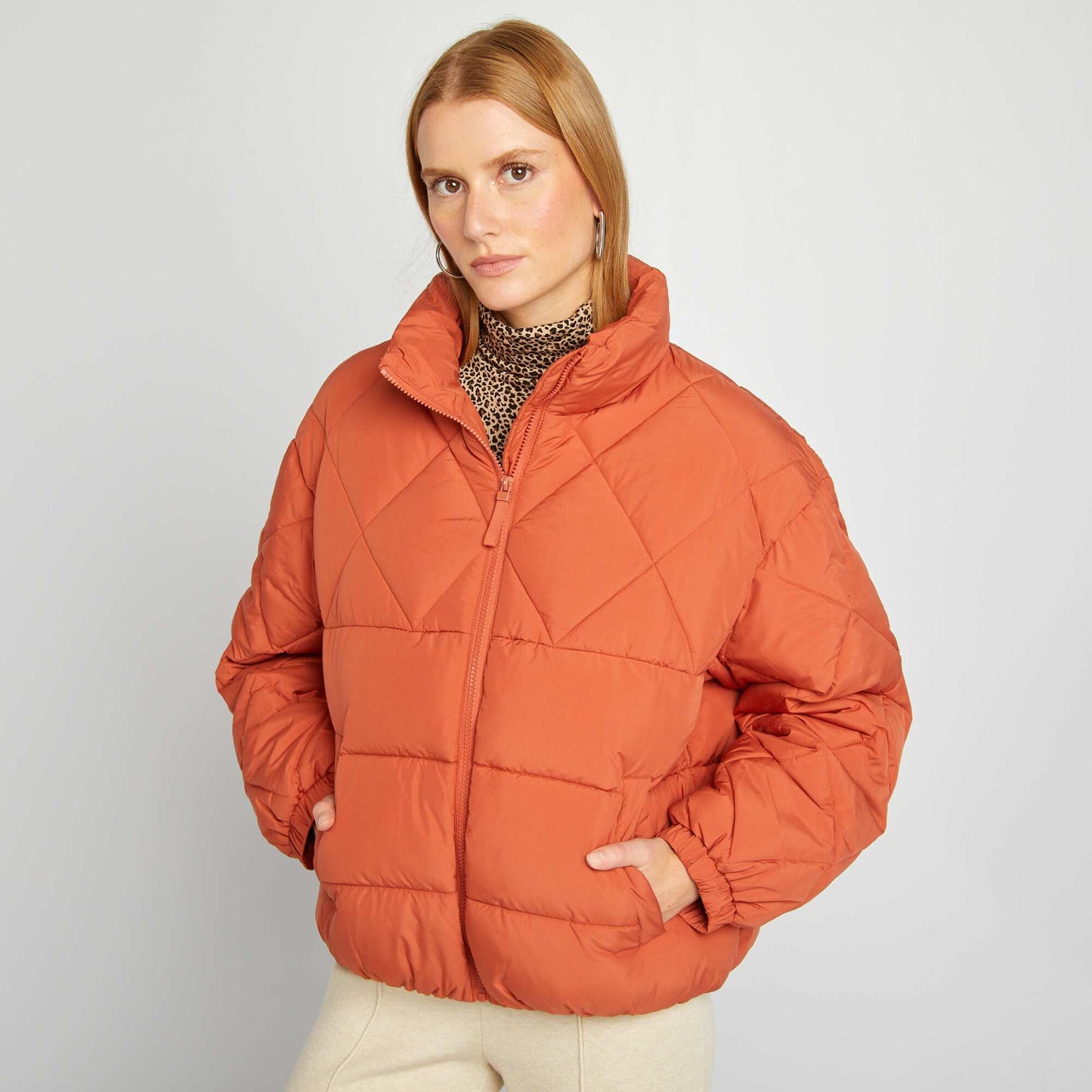 Padded jacket ORANGE