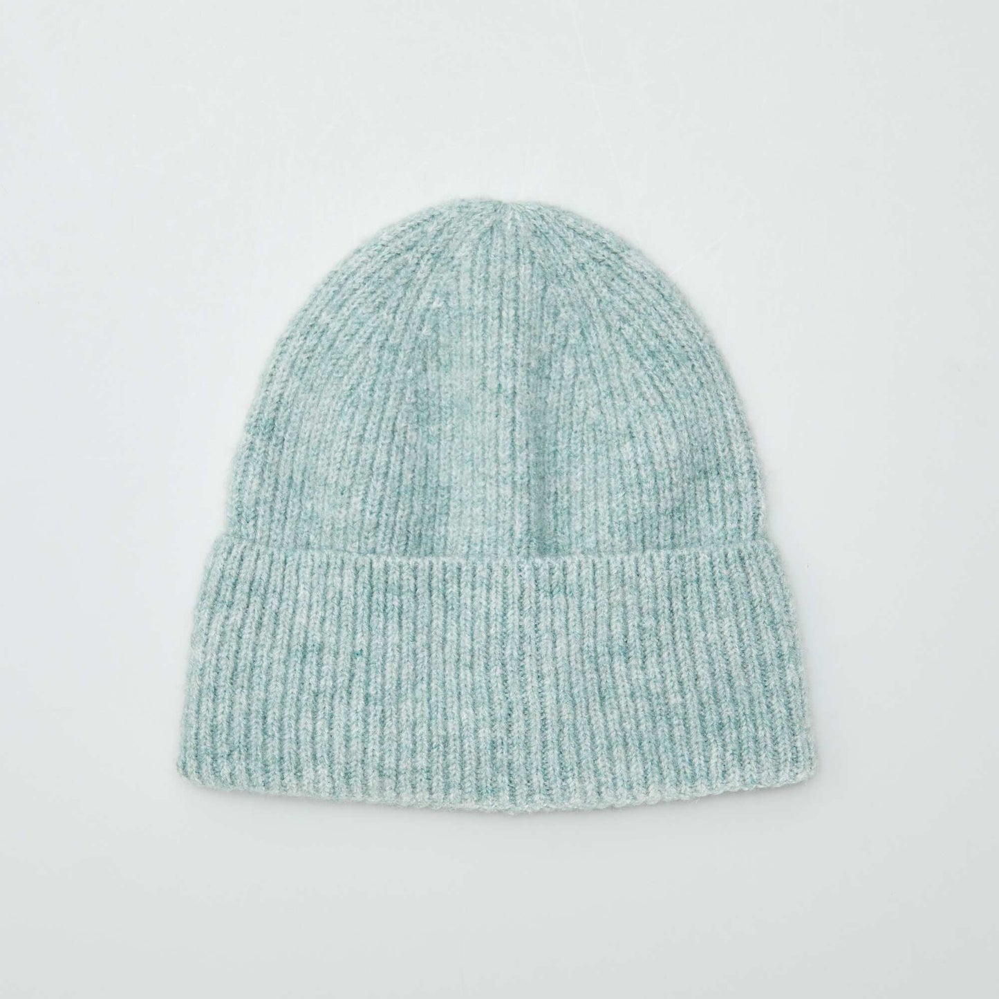 Ribbed knit hat GREEN