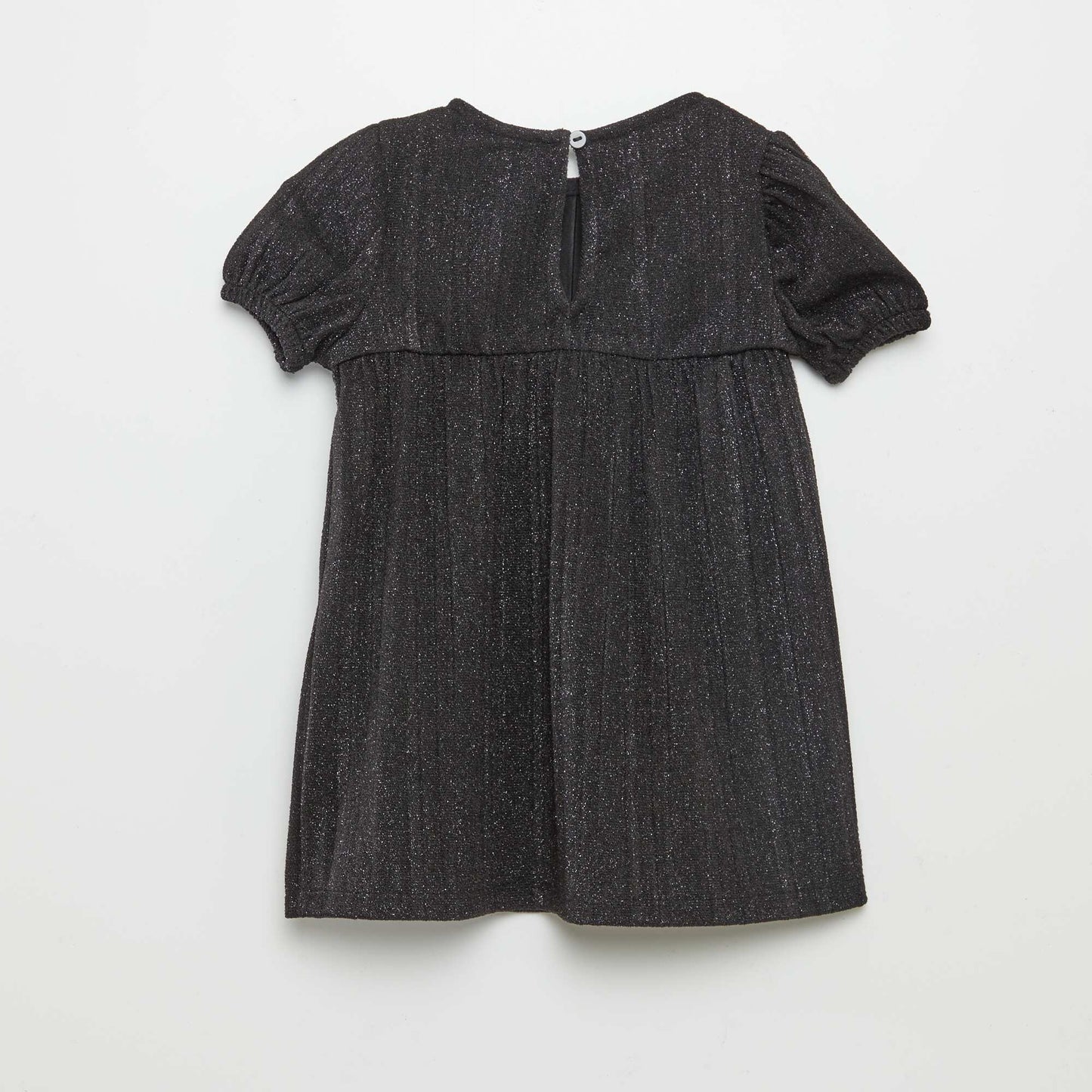 Short stretch knit dress black