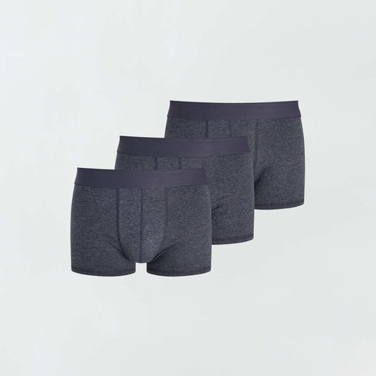 Pack of 3 plain boxers GREY