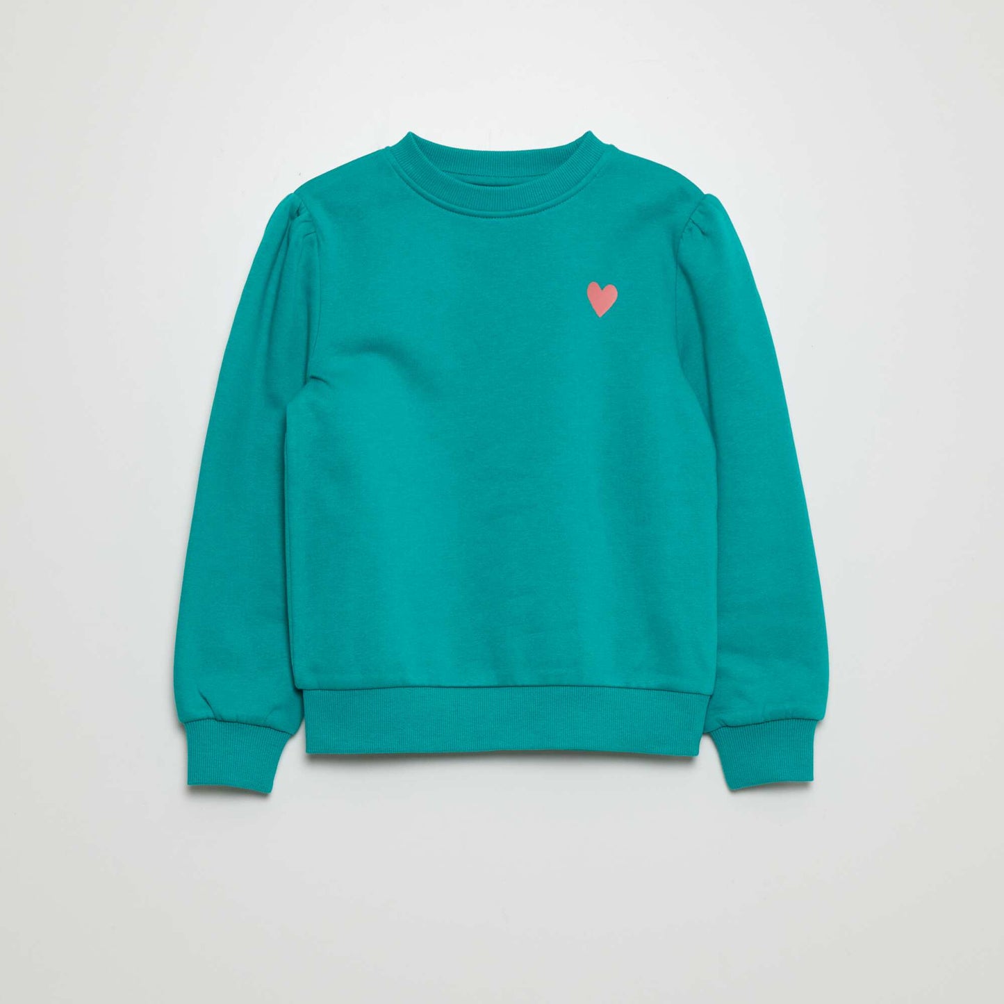 Round neck sweatshirt GREEN