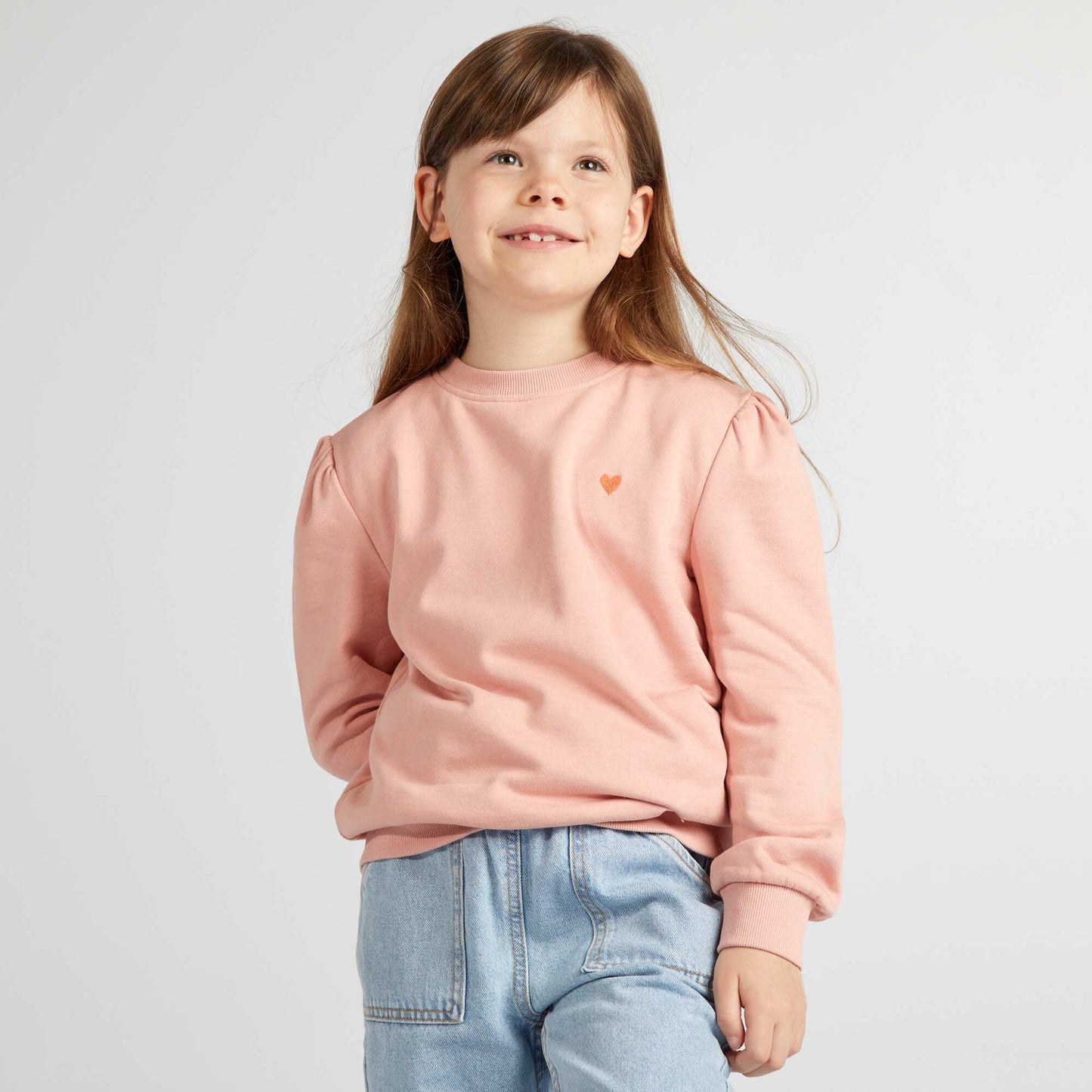 Round neck sweatshirt PINK