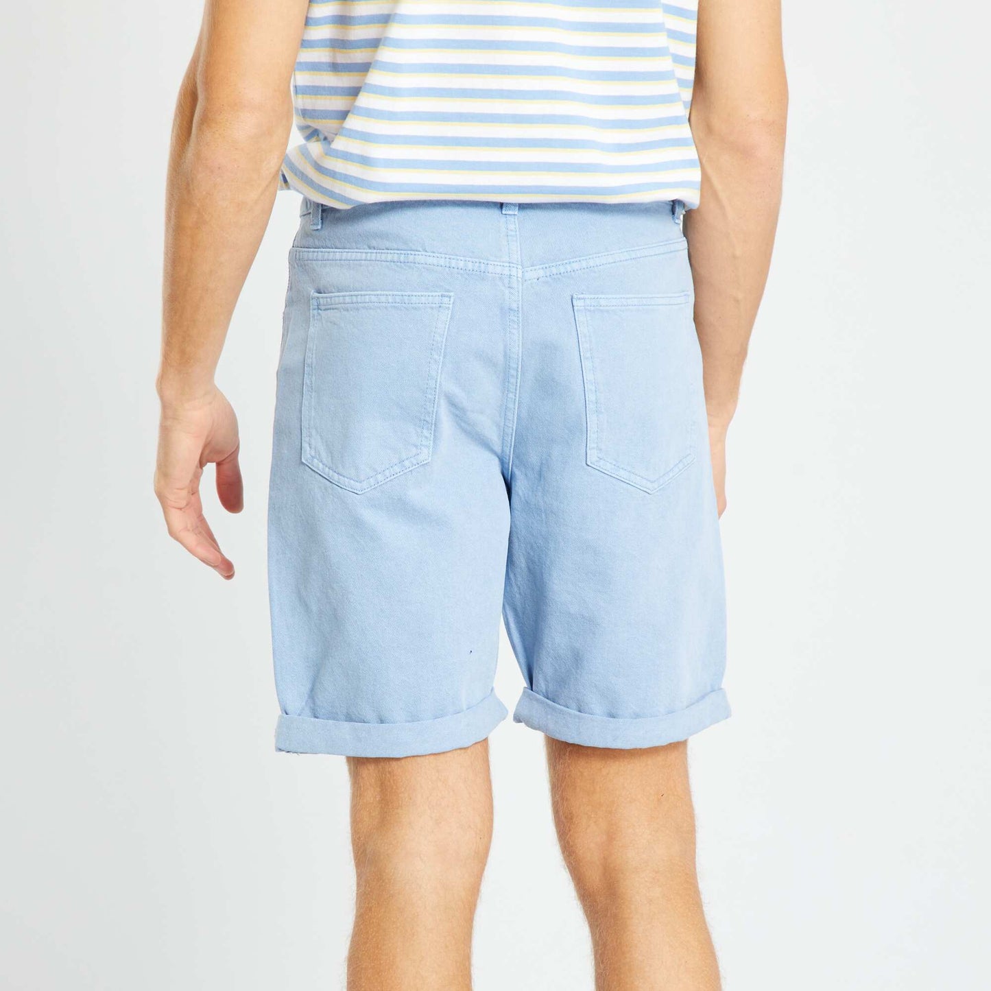 Denim Bermuda shorts BLUE