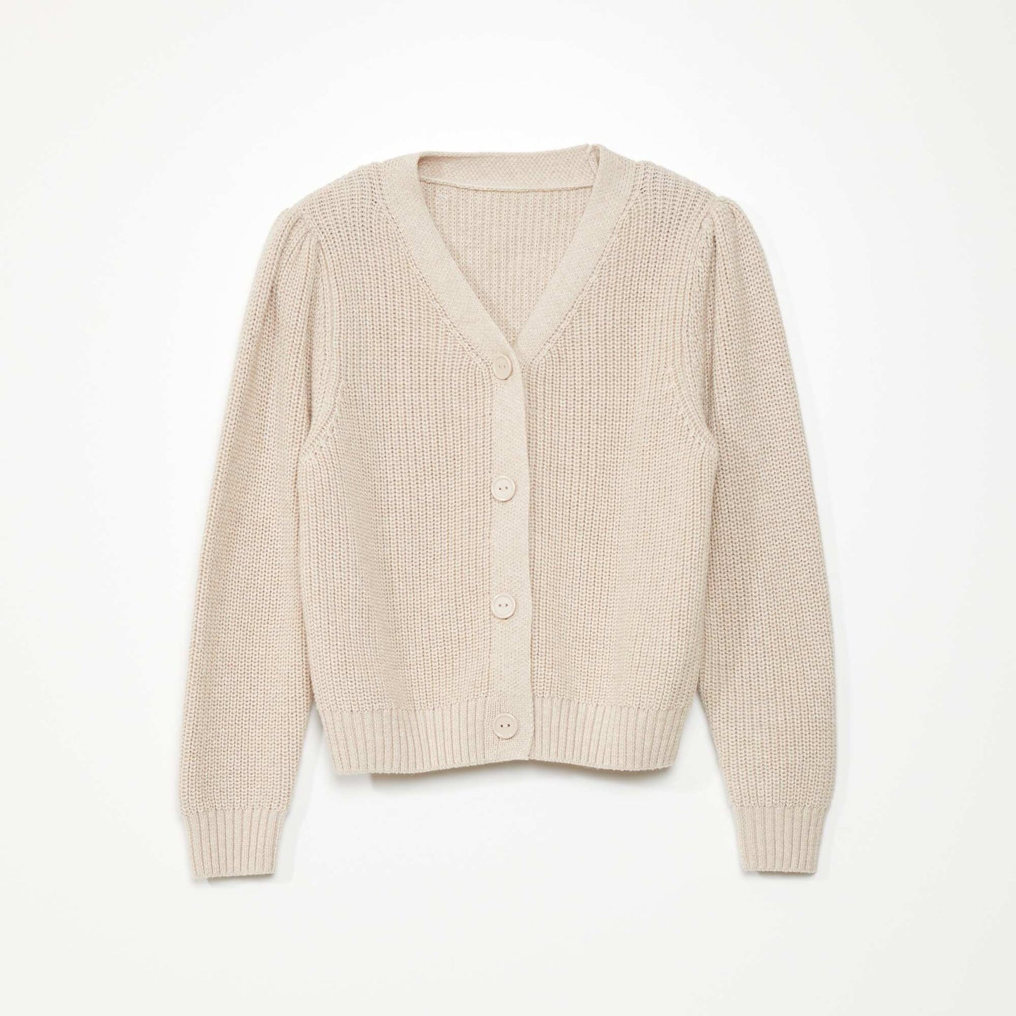 Knitted cardigan BEIGE