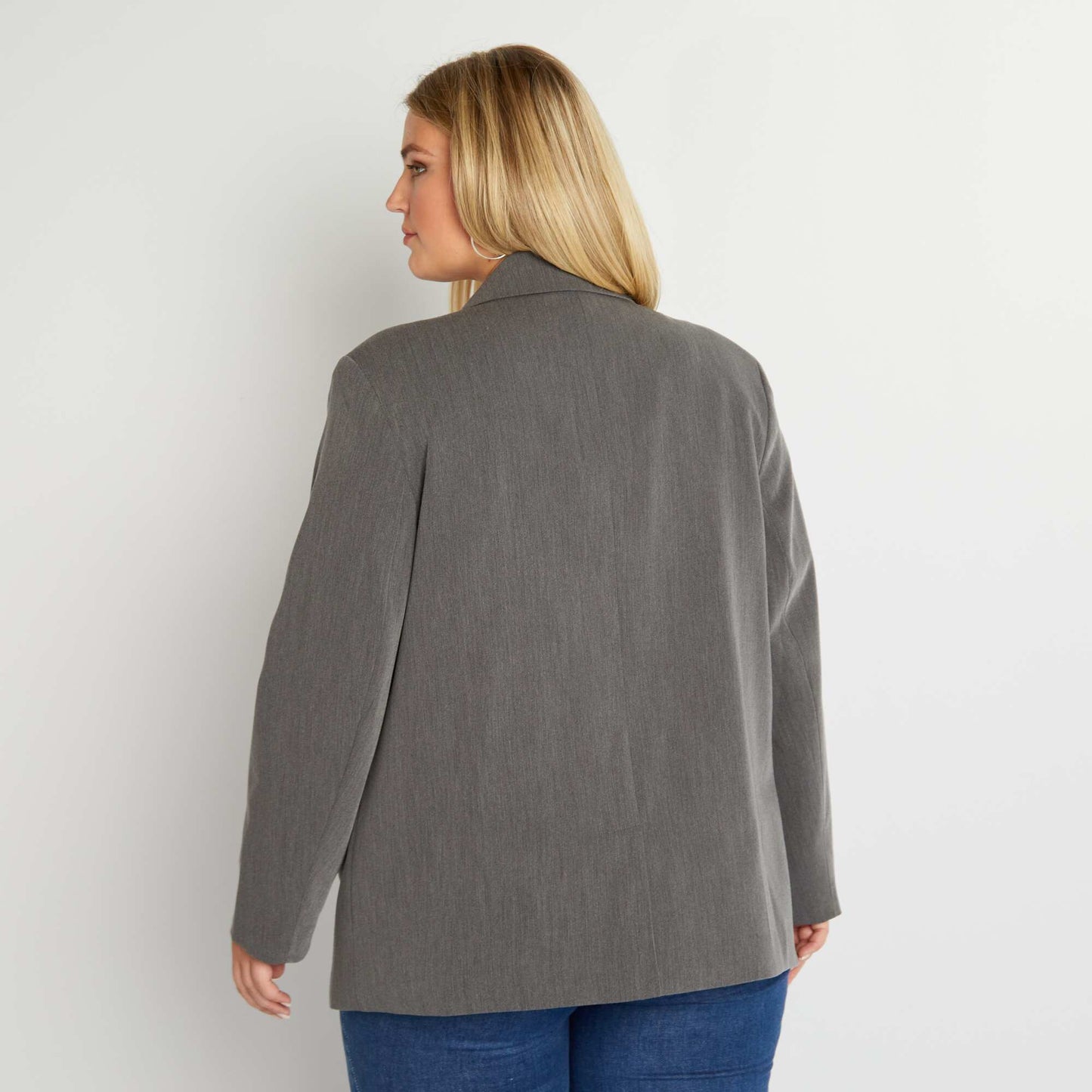Double-breasted blazer GREY