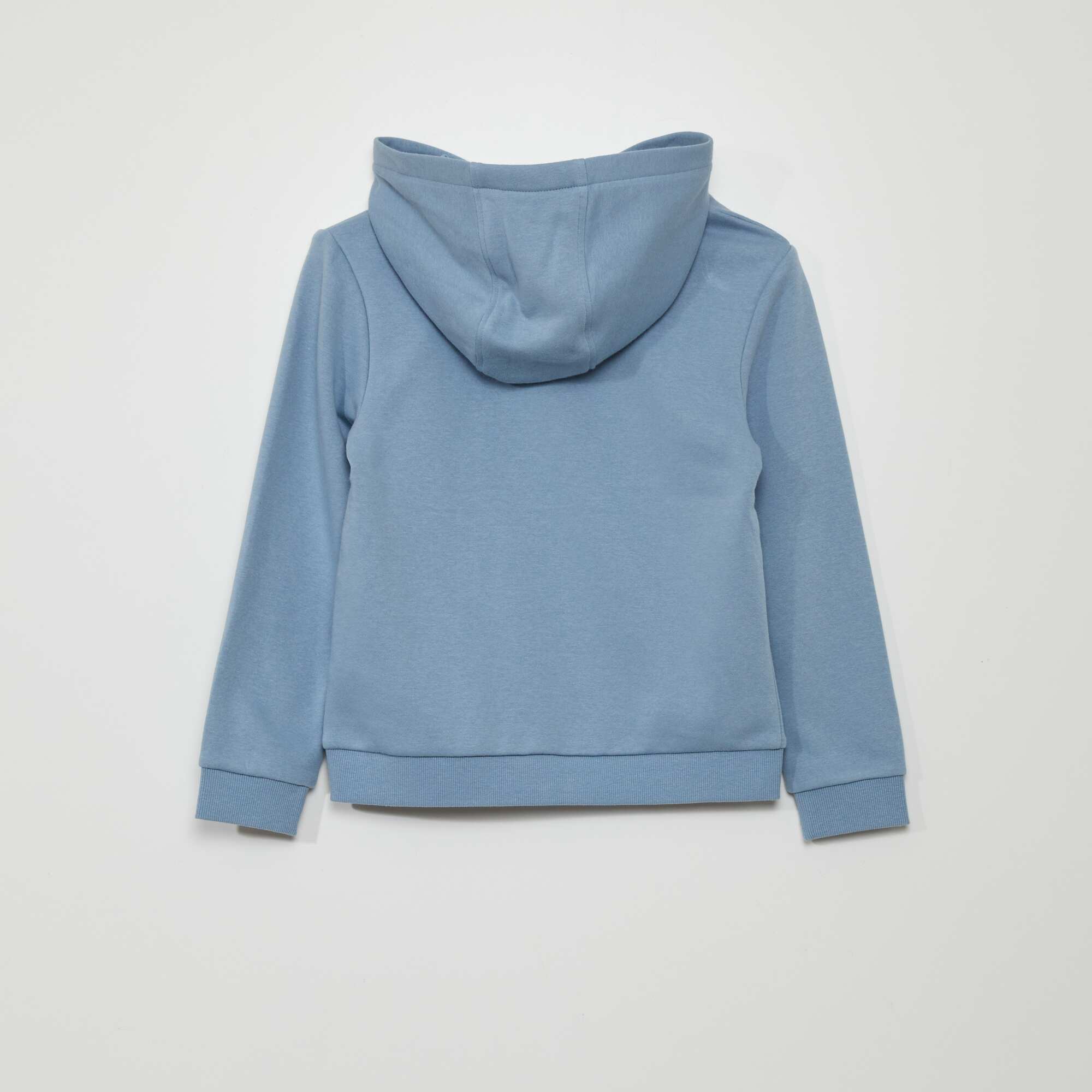 Sweatshirt fabric hoodie BLUE Kiabi Chypre