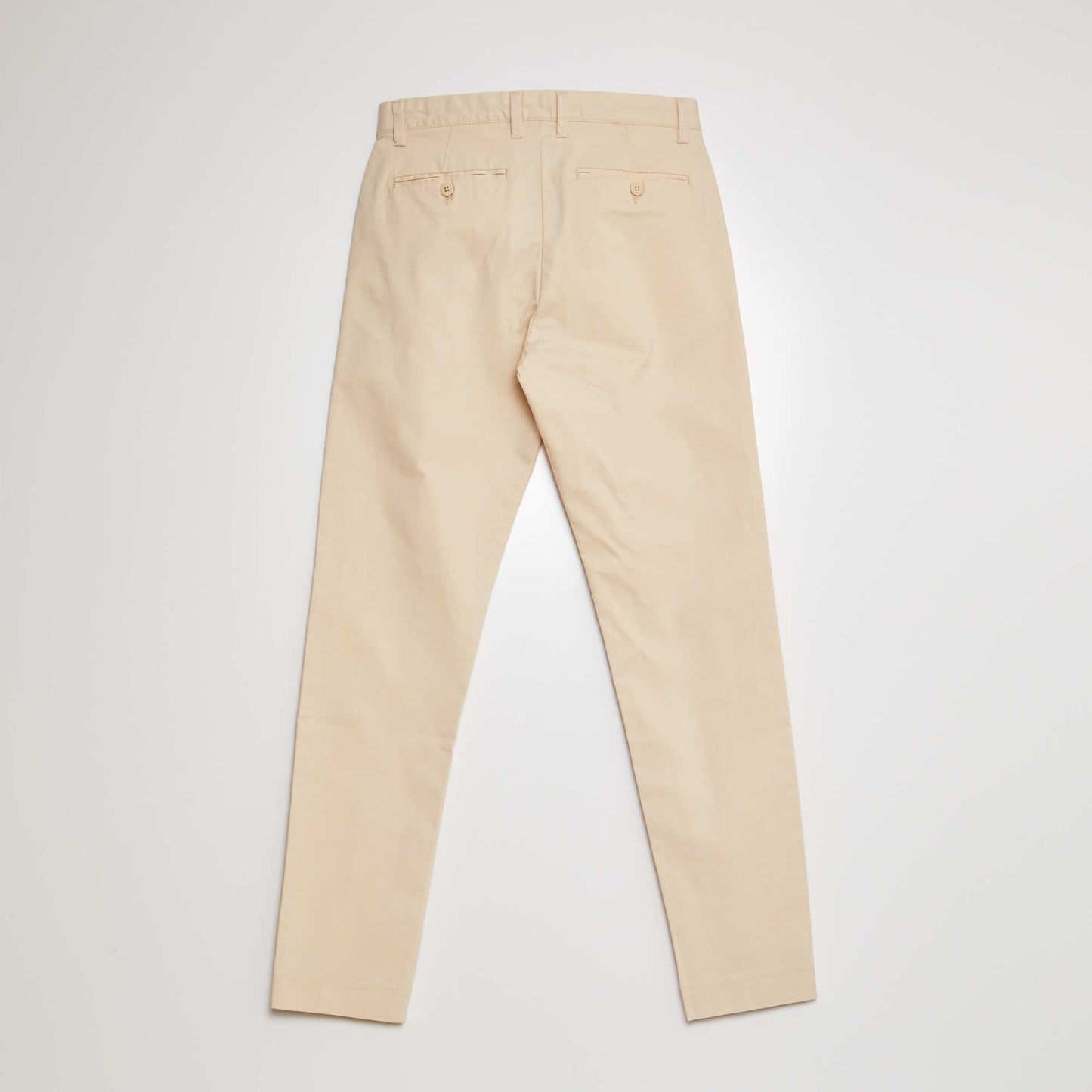 Slim-fit tencel trousers BEIGE