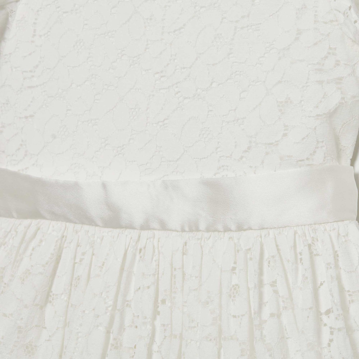 Lace party dress WHITE