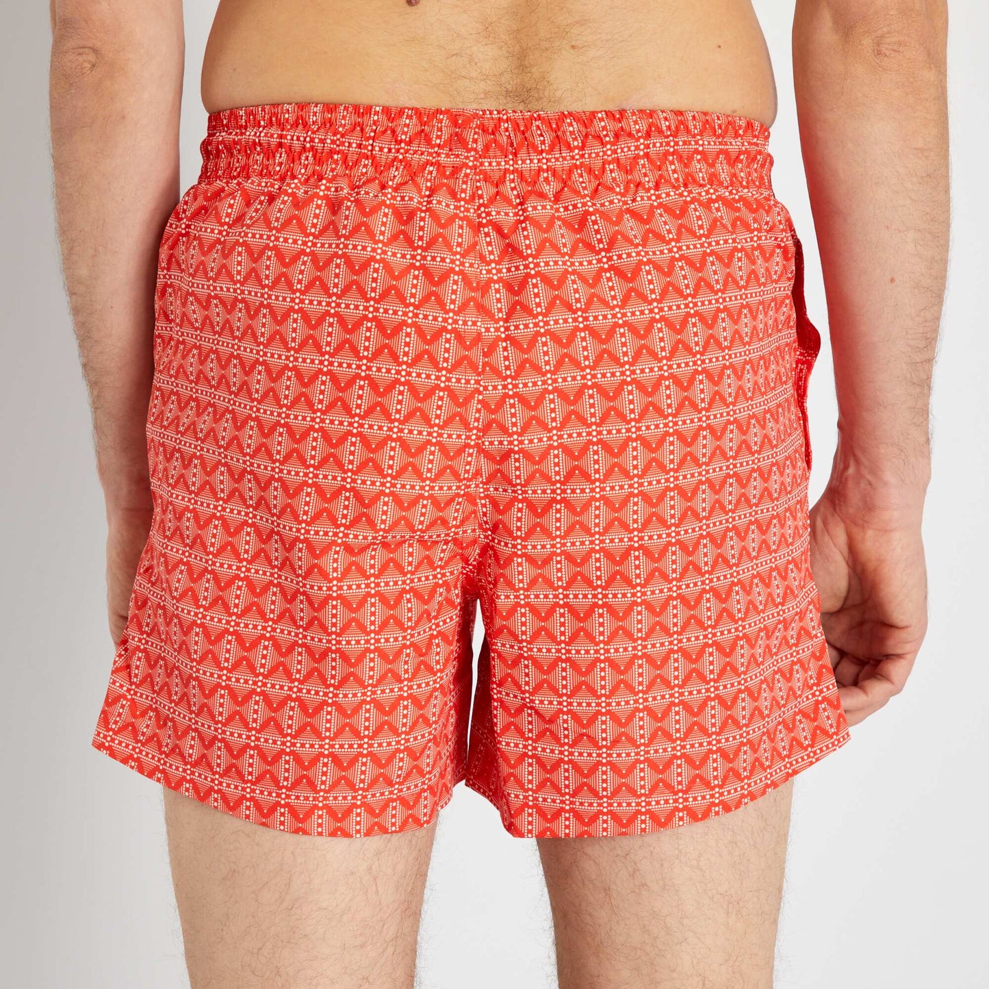 Swim shorts with tie RED